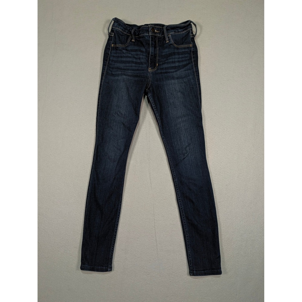 Hollister High Rise Jean Legging Dark Wash Advanced Stretch Denim W26 L26 3S